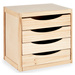 Organizator din lemn MINI, 3 sertare, 29 x 30 x 39 cm