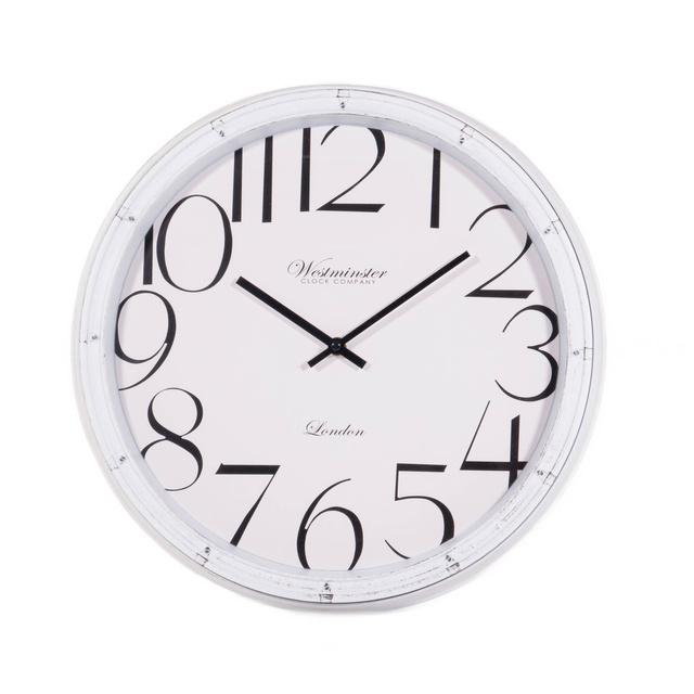 Ceas de perete cu cifre mari, Ø 40 cm