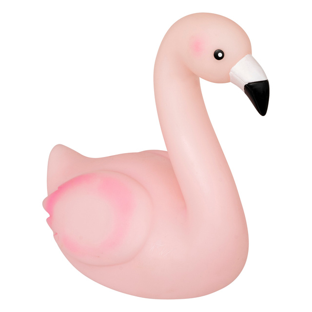 Veioză flamingo cu baterii, înălțime 14 cm