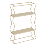 Raft decorativ pentru perete JUDY, val, 40 x 12 x 58 cm