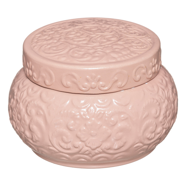 Lumanare cu suport ceramic FOLK, 200 g