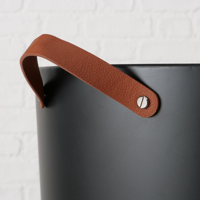 Suport din lemn sub formă de găleată LEMN, Ø 46 cm