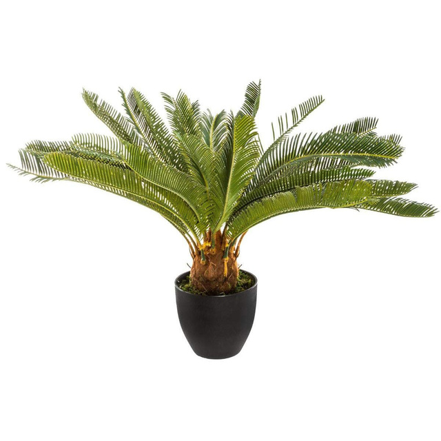 Floare artificiala, Palmier Cycas in ghiveci, 72 cm