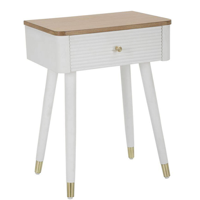 Noptiera cu sertar si blat din lemn