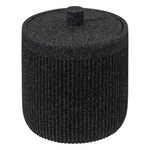 Cutie pentru dischete și bețișoare de urechi ONYX, lemn, Ø 9,9 cm