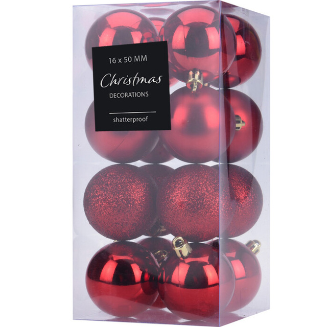 Set globuri de Craciun, Ø 5 cm, 16 bucati