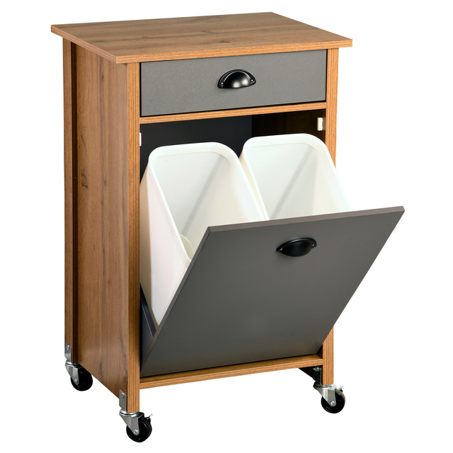 Dulap de bucatarie cu cosuri de sortare, 79 x 50 x 37 cm