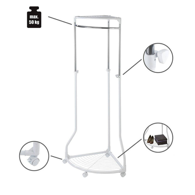 Umeraș de colț - pe roți, WENKO