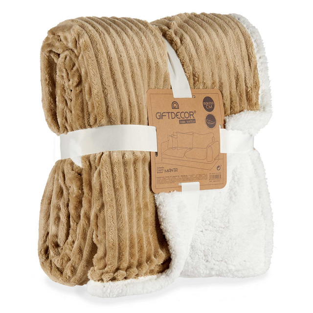 Pătură dublă cu miel 130 x 170 cm