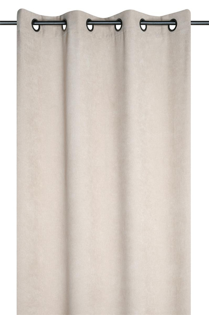 Perdea cu inele DANDY din catifea reiată, 140 x 260 cm