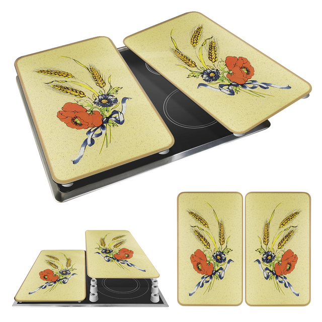 Plăci de protecție FLORI, 2 buc, sticlă