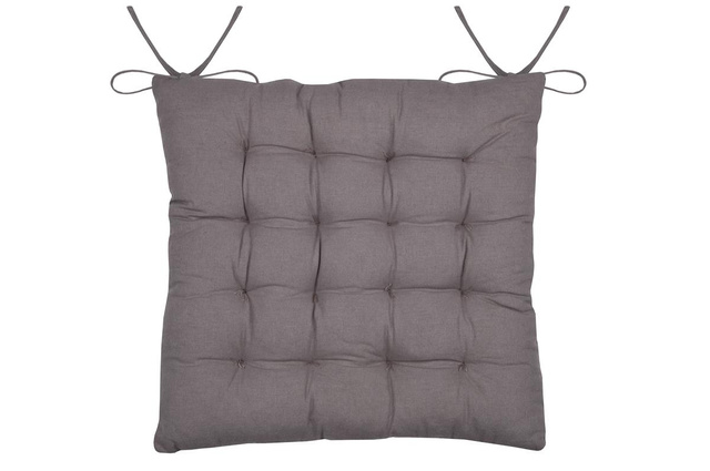 Perna pentru scaun cu legături COLINE, 100% bumbac, 38 x 38 cm