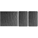 Plăci de protecție din sticlă SLATE pentru aragaz - set multiplu - 3 bucati, WENKO