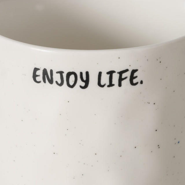 Cana ENJOY cu maner rotund, 360 ml