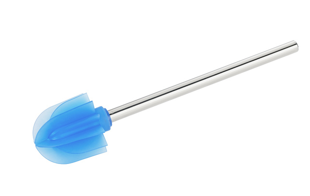 Perie de toaleta cu cap din silicon, Ø 7,5 cm, WENKO