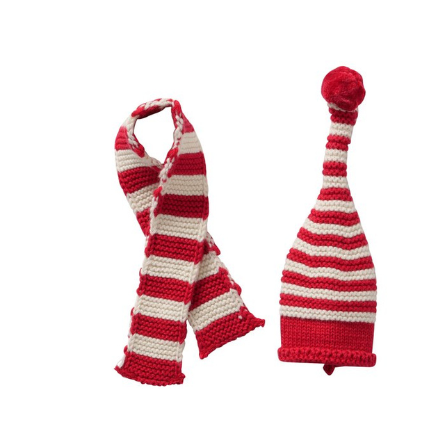 Decorațiune de iarnă pentru sticla de vin LUTIN