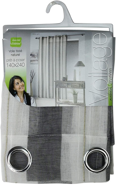 Perdea fereastră cu inele HELIOS, 140 x 240 cm
