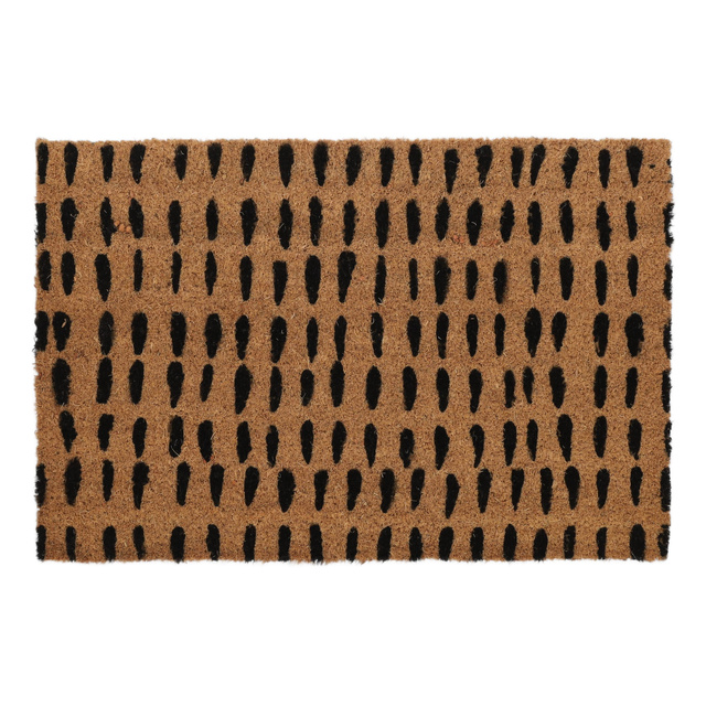 Preș din fibră de cocos cu model, 59 x 39 cm