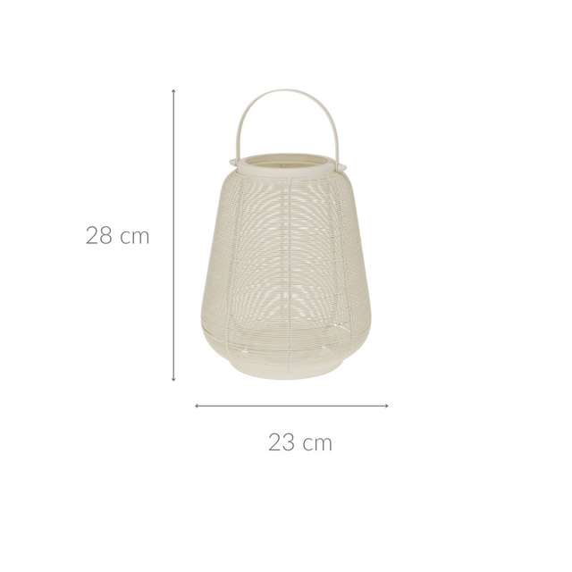 Felinar metalic cu maner, 23 x 28 cm