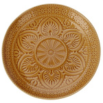 Placa ceramica cu model canelat, Ø 20 cm