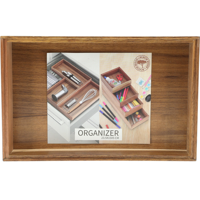 Organizator din lemn HEDO pentru sertar, 23,5 x 15 x 5 cm