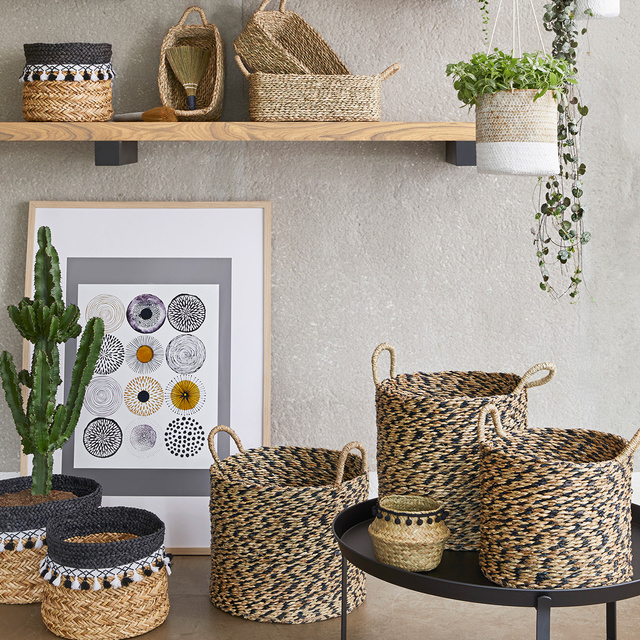 Cosuri decorative rotunde cu manere, 3 dimensiuni