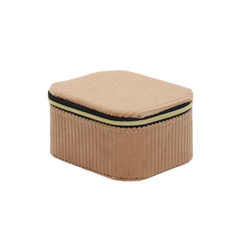 Cutie pentru bijuterii, catifea, 11,5 x 9,5 x 6 cm