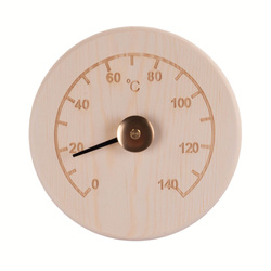 Termometru sauna, lemn de pin