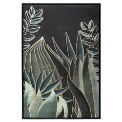 Tablou JUNGLE, 60 x 90 cm, frunze verzi