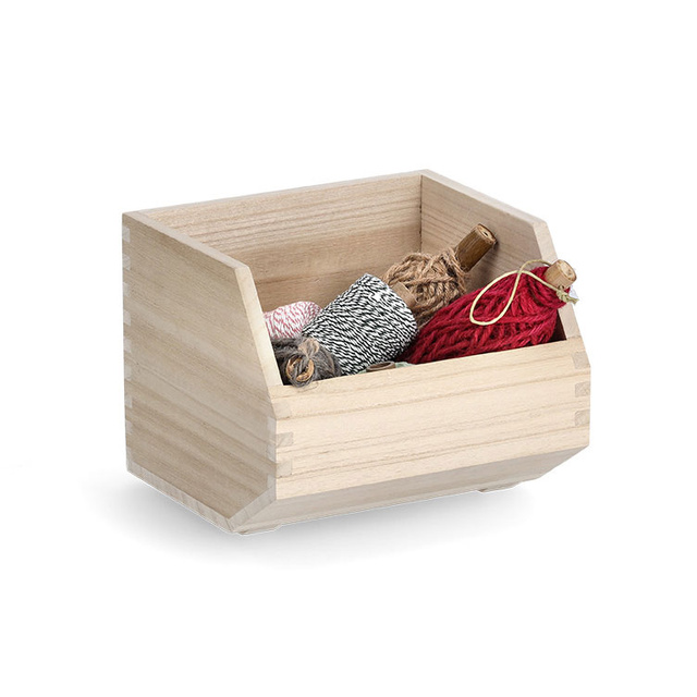 Container depozitare, organizator din lemn