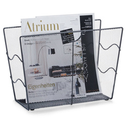 Suport metalic pentru ziare, coș pentru ziare, ZELLER, antracit