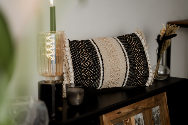 Perna decorativa cu firm metalic MIRAGE, 30 x 50 cm