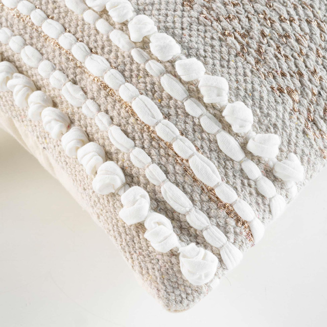 Perna decorativa cu fir metalic MIRAGE, 30 x 50 cm