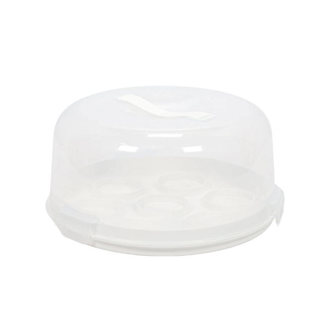 Cutie portabila pentru tort sau briose, Ø 25 x 14 cm