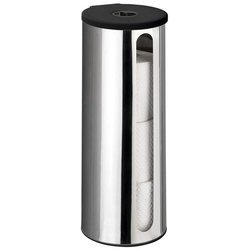 Recipient pentru role de hârtie igienică de rezervă, tavă de oțel montată pe perete DETROIT - WENKO