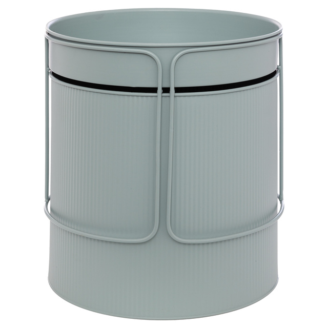 Ghivece de flori metalice, 2 buc, AZE, Ø 30 cm