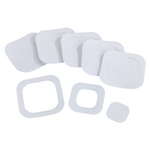 Autocolante antiderapante pentru cada, 6 bucati, patrate, transparente, WENKO