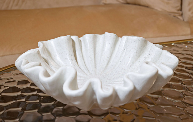 Bol decorativ STONS cu aspect realist de piatră, Ø 31 cm