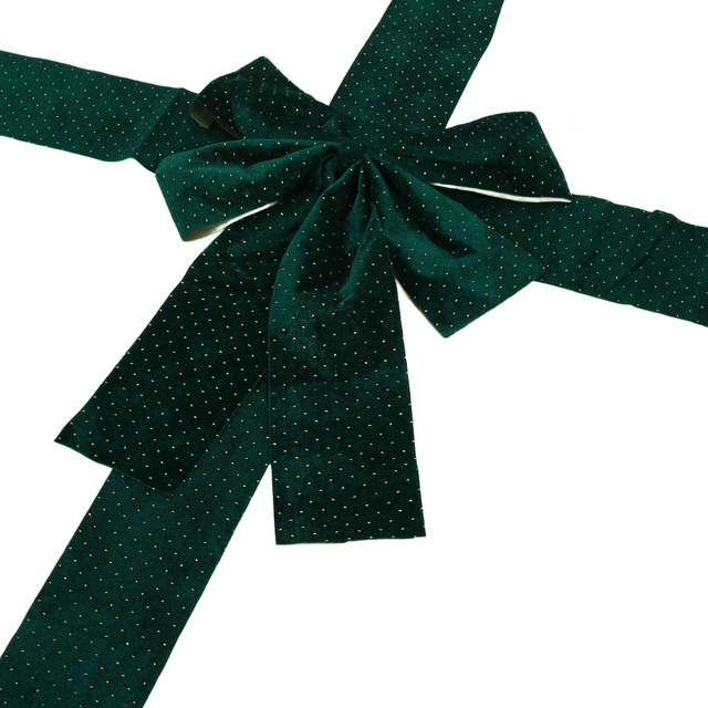 Decorațiune de Crăciun pentru ușă, fundă, 33 x 42 cm