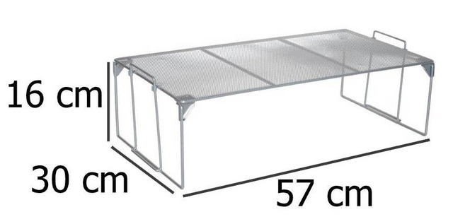 Raft universal, suport pentru pantofi, bibliotecă - 1 nivel, ZELLER