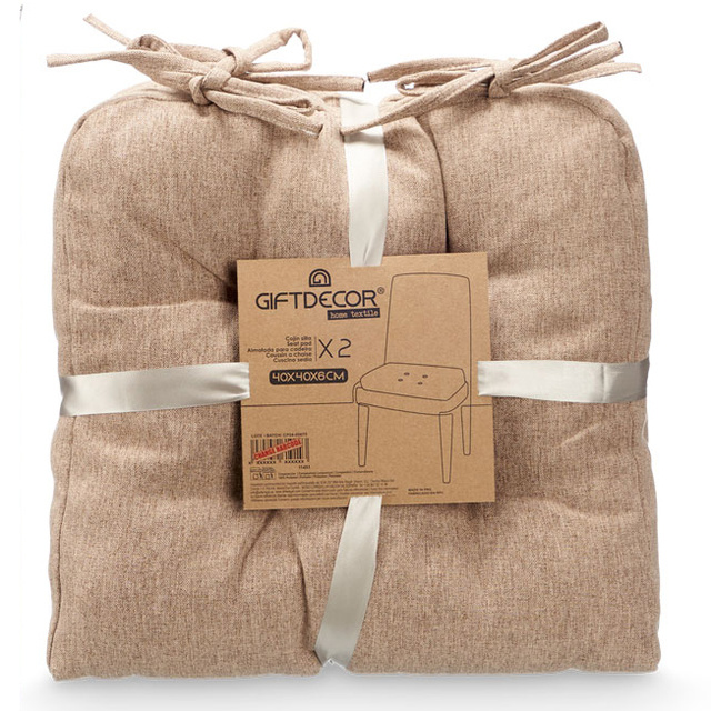 Perne de scaun cu matlasare si sfori, 40 × 40 cm