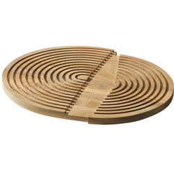 Tăviță de tăiat din lemn de mango 49 x 33 cm, model 2