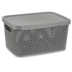 Cos din plastic cu capac, organizator, 3,5 l