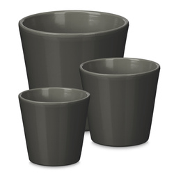 Set ghivece de flori conice Ø 14, 17, 22 cm