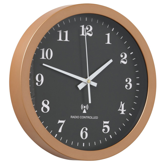 Ceas de perete, controlat radio, VIRAL, Ø 30 cm