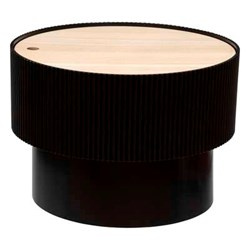 Masuta de cafea cu spațiu de depozitare ENOLA, rotundă, Ø 55 cm