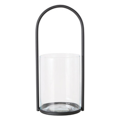 Felinar decorativ  Lexi cu mâner,  negru