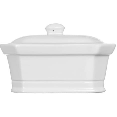 Tavă de copt din ceramică, MINI, cu capac