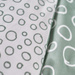 Set lenjerie de pat din bumbac Dots, reversibil, 220 x 240 cm