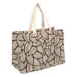Geanta shopper, bumbac cu imprimeu, 50 x 24 x 35 cm